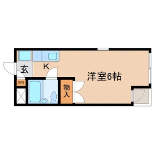 志ほ川ビル【403号室】の間取り