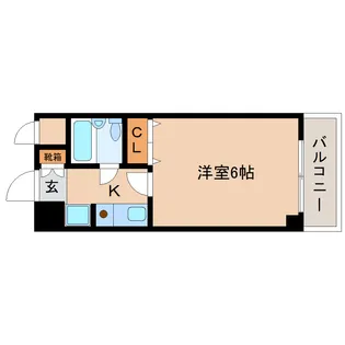 奈良県奈良市三条町【マンション】の間取り