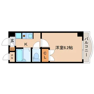 奈良県奈良市川上町【マンション】の間取り