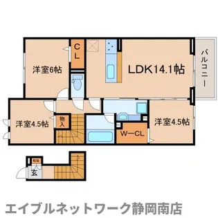 Lemonnie(レモーニ)【2階】の間取り