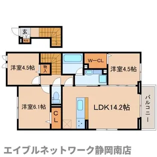 Lemonnie(レモーニ)【2階】の間取り