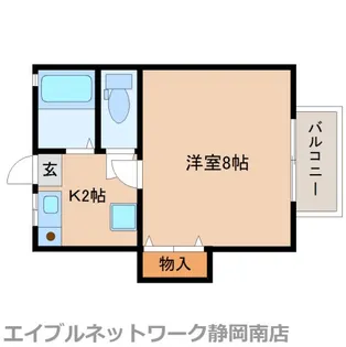 ミハルⅢ【106号室】の間取り