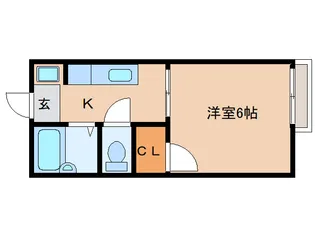 奈良県奈良市西大寺新田町【アパート】の間取り