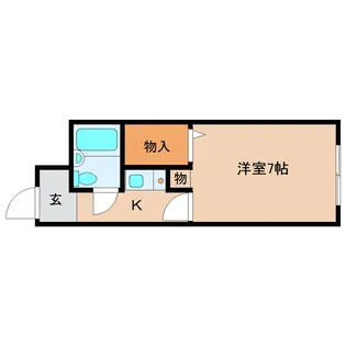 コーポあすなろ A棟【3階】の間取り