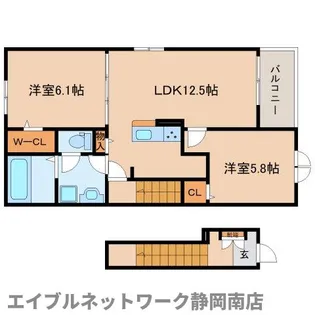 ルナ・フィオーレ【203号室】の間取り