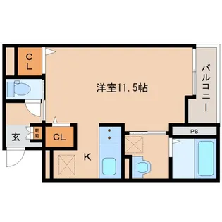 カーサ アリエッタ【1階】の間取り