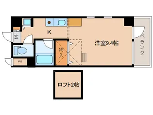 奈良県奈良市三条大路1丁目【マンション】の間取り