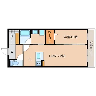 静岡県静岡市清水区松原町【マンション】の間取り