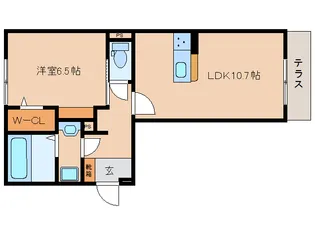 奈良県奈良市西九条町3丁目【アパート】の間取り