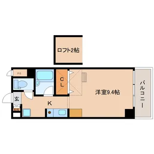 奈良県奈良市三条大路1丁目【マンション】の間取り