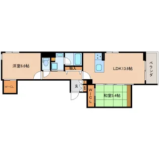 静岡県静岡市葵区西草深町【マンション】の間取り