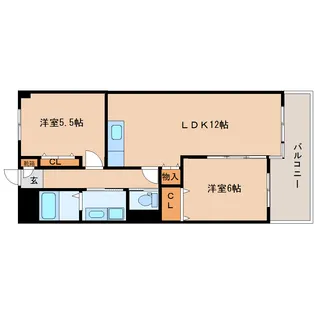 センチュリーアスカ3号棟【4階】の間取り