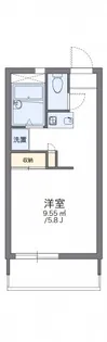 レオパレス冨田Ⅲ【202号室】の間取り