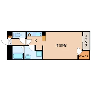 レオネクストシャローム【2階】の間取り