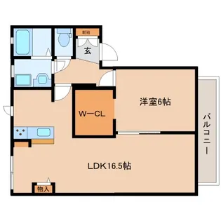奈良県北葛城郡王寺町畠田8丁目【アパート】の間取り