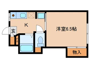 ハイツあかつき【1階】の間取り