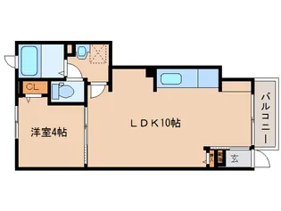 奈良県天理市別所町【アパート】の間取り