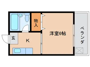 白樺ハイツ大宮Ⅴ【6階】の間取り