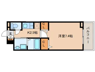 奈良県奈良市四条大路2丁目【アパート】の間取り
