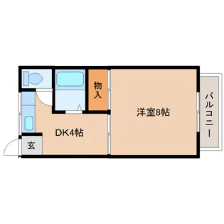 静岡県静岡市清水区三保【アパート】の間取り