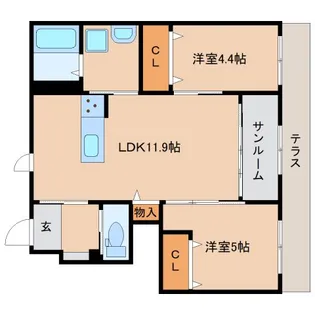 奈良県橿原市十市町【アパート】の間取り