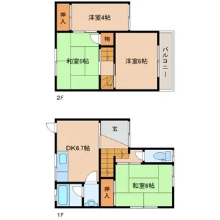 奈良県奈良市三条栄町【一戸建】の間取り