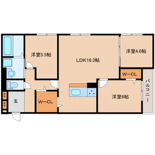 奈良県奈良市大森町【アパート】の間取り