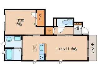Serena Villa SK Ⅰ【1階】の間取り