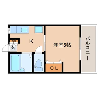 奈良県奈良市南半田東町【アパート】の間取り