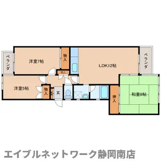 アバンギャルド秋【303号室】の間取り