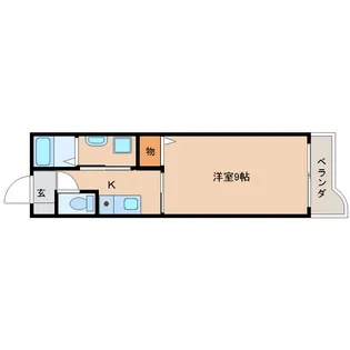 奈良県奈良市青野町1丁目【マンション】の間取り