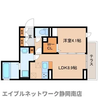 エフォート【1階】の間取り