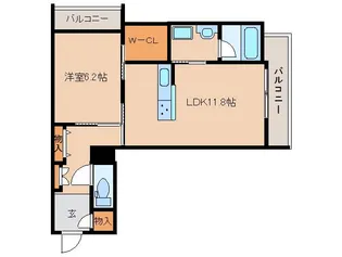 奈良県奈良市大宮町6丁目【マンション】の間取り