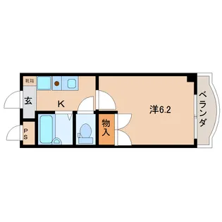 カーサ・エスパシオ【3階】の間取り