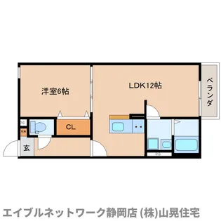 静岡県静岡市葵区北安東3丁目【マンション】の間取り