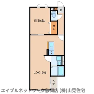 静岡県静岡市葵区北安東3丁目【マンション】の間取り