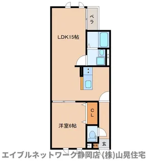 静岡県静岡市葵区北安東3丁目【マンション】の間取り
