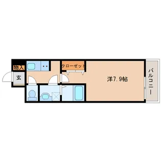 奈良県奈良市杏町【アパート】の間取り