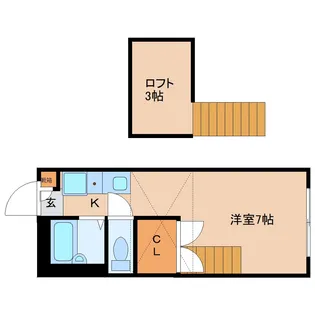 奈良県奈良市東九条町【アパート】の間取り
