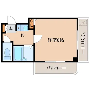 ラックハウス【305号室】の間取り