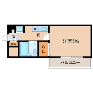 奈良県奈良市三条町【マンション】の間取り