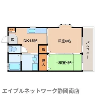 Seaサンピュア【103号室】の間取り