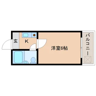 ミュゼ大安寺【302号室】の間取り