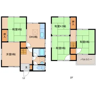 奈良県大和郡山市筒井町【一戸建】の間取り