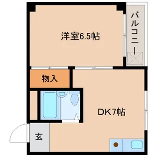 米田マンション【3階】の間取り