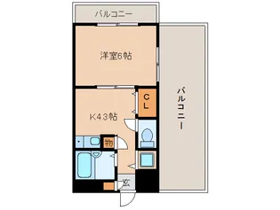 奈良県大和高田市大東町【マンション】の間取り