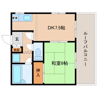 サンパレス21奈良Ⅰ【501号室】の間取り