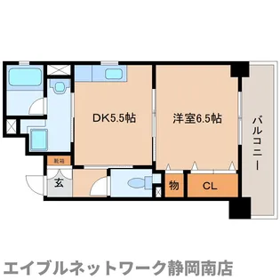 クリア壱番館【6階】の間取り