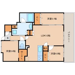 奈良県奈良市大宮町2丁目【マンション】の間取り