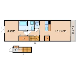 イターナルパレス?【2階】の間取り